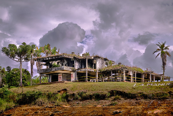 On the shores of a large hydroelectric reservoir outside Guatapé are the remains of one of Pablo Escobar's 800 hideouts.