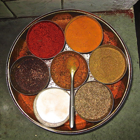 Home-hosted meal -- with Indian spices