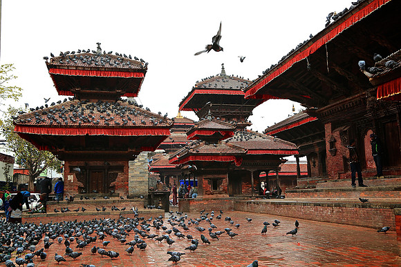 Royal coronation buildings, Kathmandu, Nepal