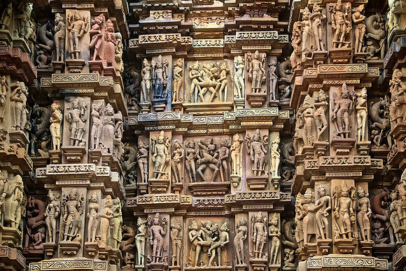 Khajuraho Temples, built in 9th to 11th centuries