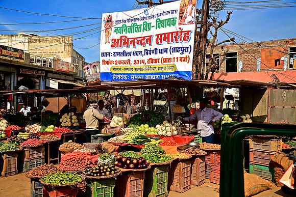 On the road to Jaipur, India