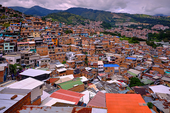 Comuna 13 is one of the 16 communes in Medellín and has a population of 160,000.