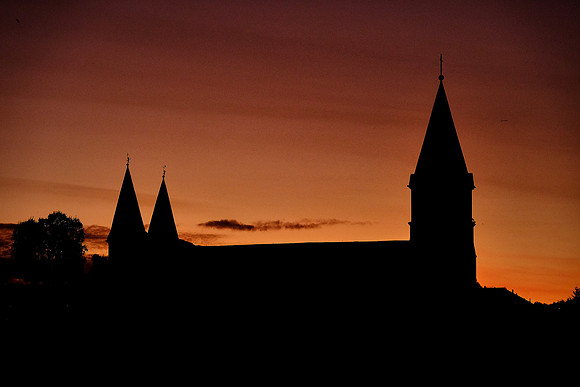 Sunset over Puerto Varas, Chile