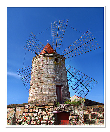Salt Pan Windmill, Trapani, Sicily
