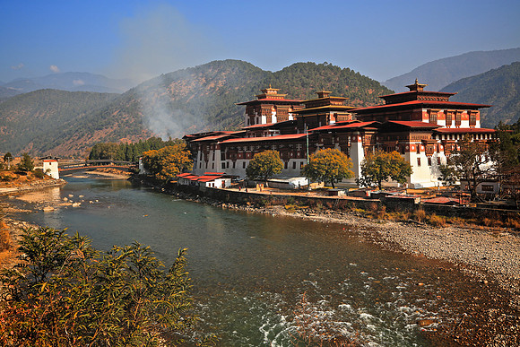 Punakha Dzong - "The Palace of Great Happiness" - built in 1637