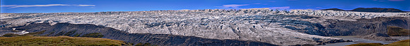 The ice sheet is 1,800 miles long and 700 miles wide.