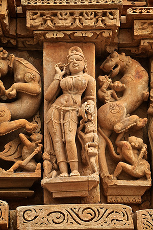 Khajuraho Temples, built in 9th to 11th centuries