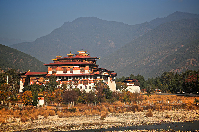 Punakha Dzong - "The Palace of Great Happiness" - built in 1637