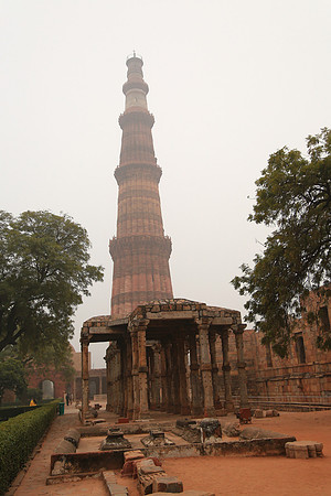 Qutab Minar Monument, built in 1193, Delhi
