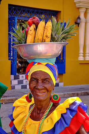 The Palenqueras initially sold fruit to support their families; today they prefer traveler's checks.