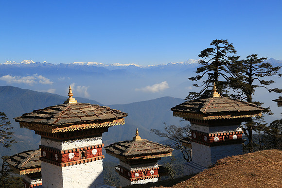Bhutanese Himalayan Mountain Range, Dochula Pass
