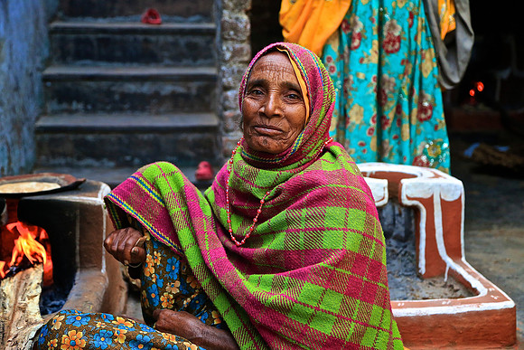 On the road to Agra, India