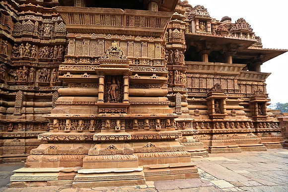 Khajuraho Temples, built in 9th to 11th centuries