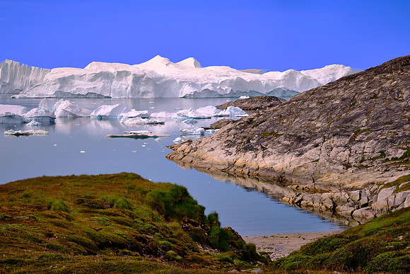 The Jakobshavn Glacier provided the iceberg that did in the Titanic in April 1912.