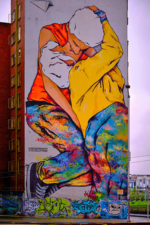 Street art is ubiquitous in Bogotá.