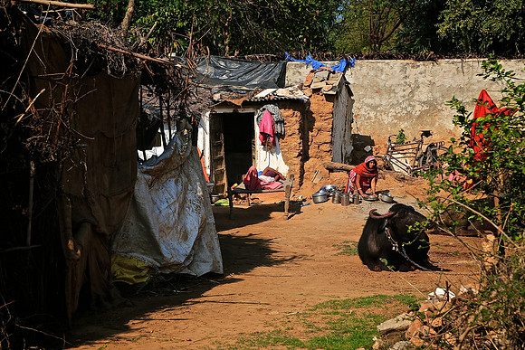 On the road to Agra, India
