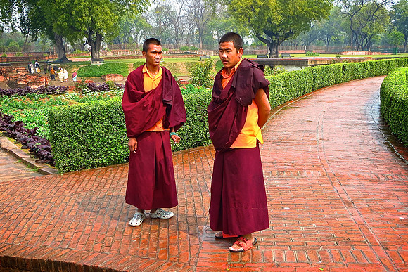 Monks at Sarnath, Varanasi