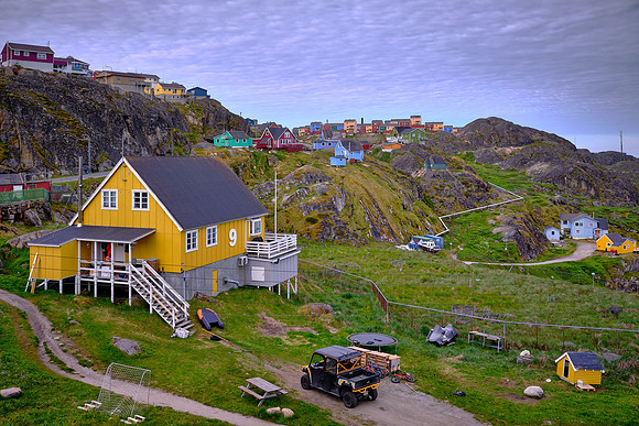 Sisimiut is located 47 miles north of the Arctic Circle.