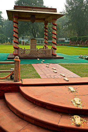 Mahatma Gandhi's (1869-1948) assassination site