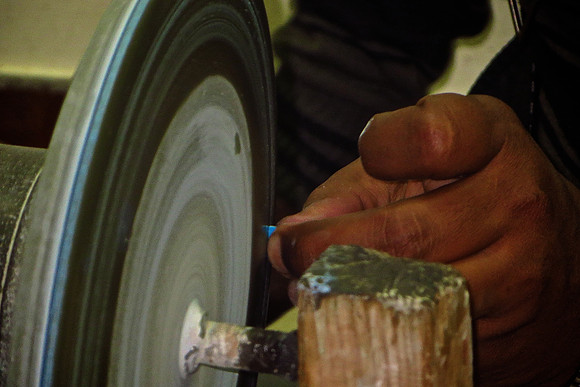 Marble cutting in Agra