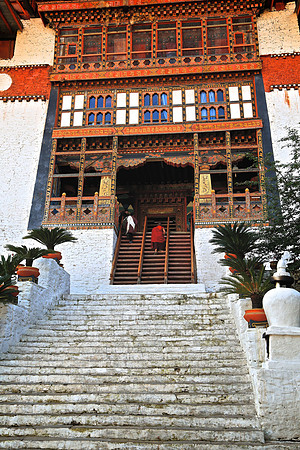 Punakha Dzong - "The Palace of Great Happiness" - built in 1637