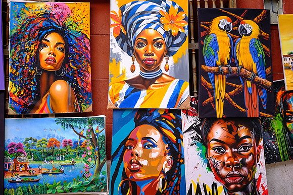 The Getsemani neighborhood is lined with colorful street murals created by both local and international artists.