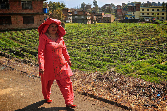 Rural life on the outskirts of Kathmandu