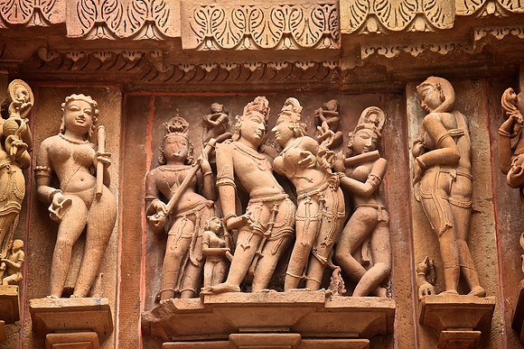 Khajuraho Temples, built in 9th to 11th centuries