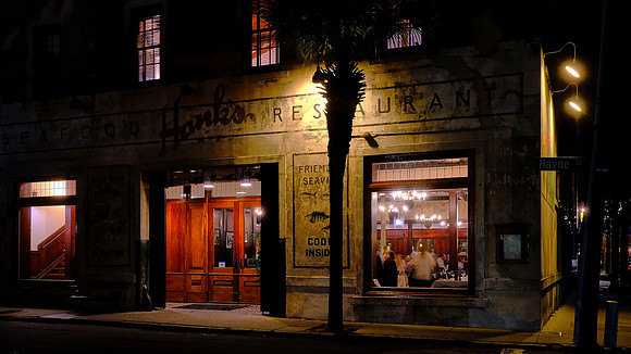 Charleston at night