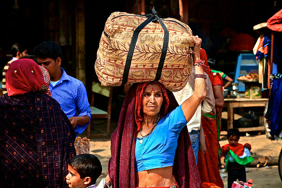 On the road to Jaipur, India