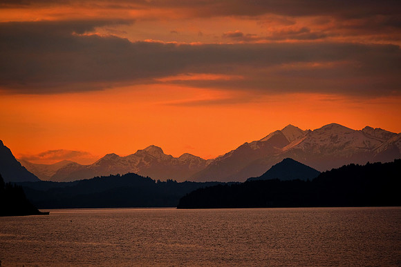 Sunset, Bariloche & Nahuel Huapi National Park, Argentina