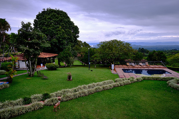 Our hotel was in the rural picturesque countryside.
