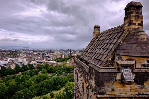 Overlooking Edinburgh, the castle is the home to the Honours of Scotland, the Scottish Crown Jewels.