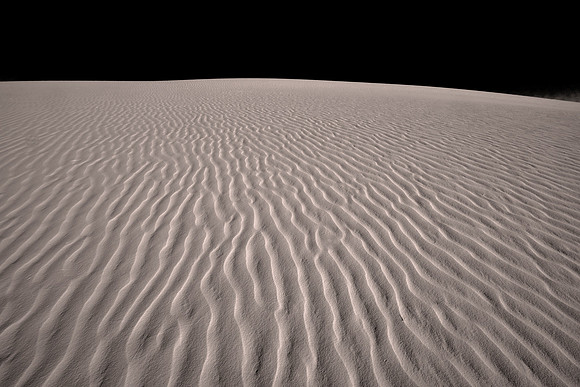 Sunset over White Sands National Monument, New Mexico