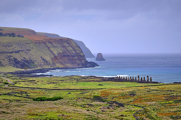 Moai, Easter Island, Chile