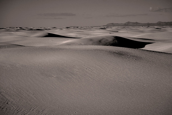 Sunset over White Sands National Monument, New Mexico