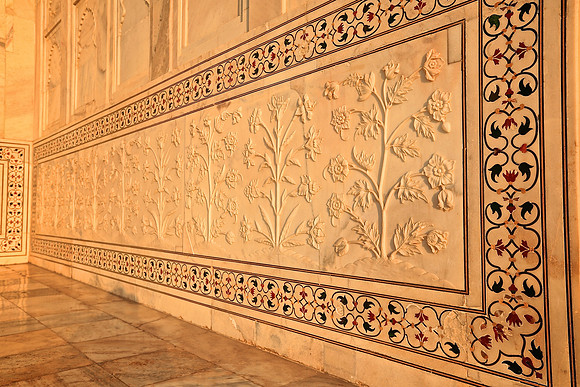 Taj Mahal - "Crown of Palaces" - built 1632-1653, Agra, India