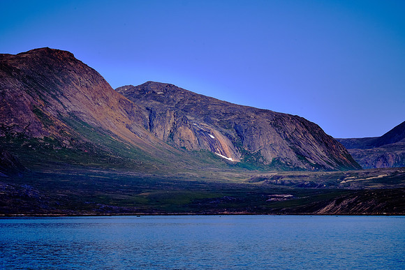 We navigated south out of Nassuttooq Fjord on our way back to Kangerlussuaq.