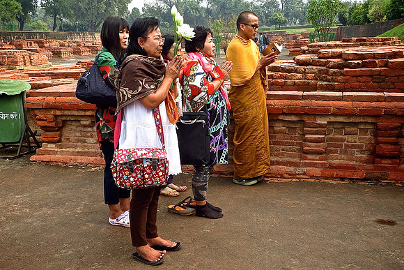 Today Sarnath is a major Buddhist pilgrimage site