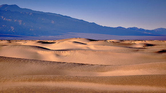 Sunset, Short Dunes, (Mesquite Flat), Death Valley NP, CA