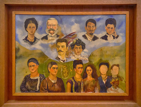 And we visited Frida Kahlo's house and saw a number of her paintings.